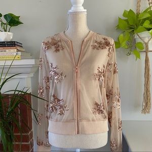 Windsor mesh bomber jacket size L